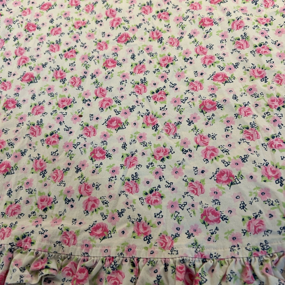 ZOEY Vintage 90s Pink Floral Girls Dress - Picture 3 of 6